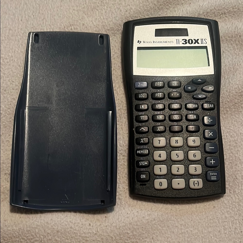 Texas Instruments TI-30X IIS Scientific Calculator - Black and Gray